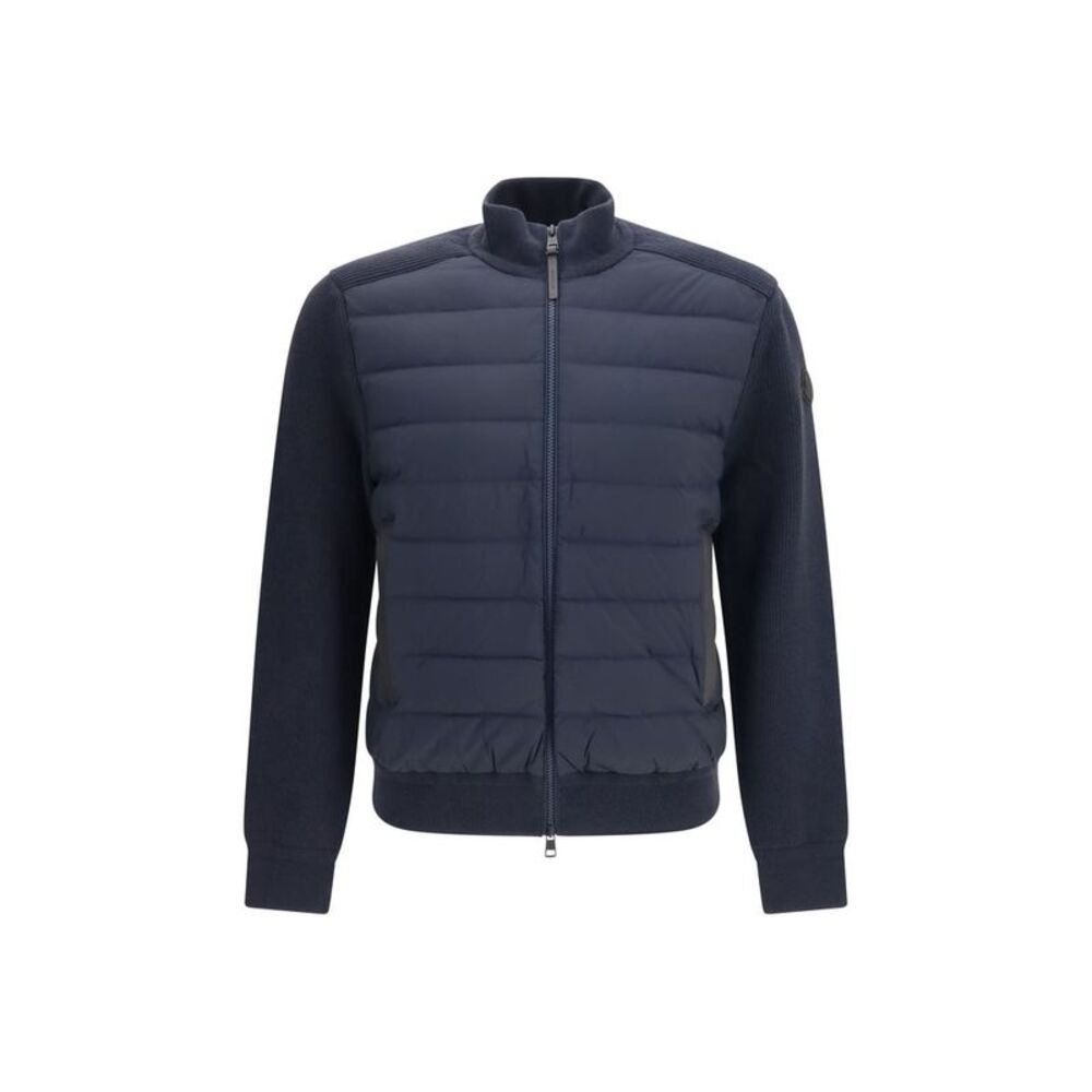 Moncler Blue Wool Oves Aries Men's Sweatshirt